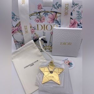 Dior 2023 star charm / ornament & gift bag, and Dust bag